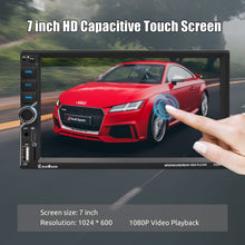 Load image into Gallery viewer, Universal Car Touch Screen 2 Din 7 Inch Wireless Apple Carplay Android Auto Car Stereo Radio AUX FM Bluetooth USB TF Link