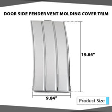 Load image into Gallery viewer, Door Side Fender Vent Molding Cover Trim Silver For 2013-2022 Range Rover L405 Front Door Front Molding Silver White Chrome