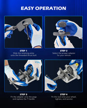 Load image into Gallery viewer, 24Pcs Universal Disc Brake Caliper Tool Piston Pad Wind Back Hand Kit W/ Hooks Compressor Tool Kit Heavy Duty Wind Back Set