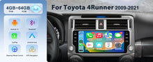 Load image into Gallery viewer, Touch Screen Wireless Carplay 2 Din 10.33 Inch 8 Core 4+64GB Multimedia Player For 2009-2021 Toyota 4Runner Android 13 Head Unit Screen Stereo Support Carplay Android Auto