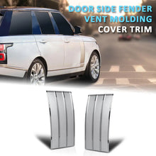 Load image into Gallery viewer, Door Side Fender Vent Molding Cover Trim Silver For 2013-2022 Range Rover L405 Front Door Front Molding Silver White Chrome