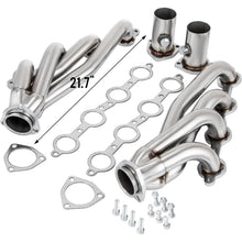 Load image into Gallery viewer, SucceBuy Exhaust Conversion Swap Headers For Chevrolet GMC Truck LS1 LS2 LS3 LS6 Long Tube Header Exhaust Manifold Set W/ Gasket