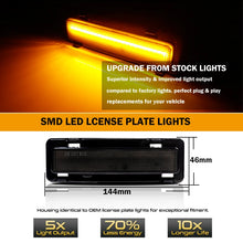 Load image into Gallery viewer, 2 pcs 12V LED Red Amber White Side Marker Signal Lamps For 1982-1992 Pontiac Firebird Trans AM Chevy Camaro