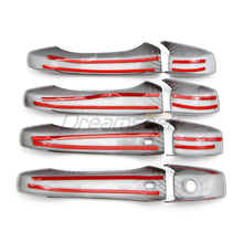 Load image into Gallery viewer, 8pcs Set Carbon Fiber Style Car Exterior Door Handle Cover For 2011-2014 Chrysler 200 / 2005-2010 Chrysler 300/300C / 2005-2008 Dodge Magnum / 2008-2014 Dodge Avenger / 2011-2021 Dodge Durango / 2011-2021 Jeep Grand Cherokee