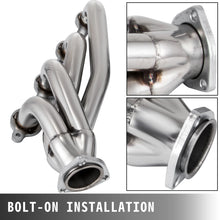 Load image into Gallery viewer, SucceBuy Exhaust Conversion Swap Headers For Chevrolet GMC Truck LS1 LS2 LS3 LS6 Long Tube Header Exhaust Manifold Set W/ Gasket