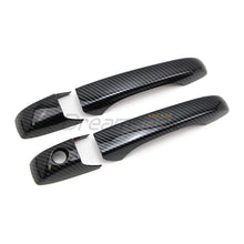 Load image into Gallery viewer, 8pcs Set Carbon Fiber Style Car Exterior Door Handle Cover For 2011-2014 Chrysler 200 / 2005-2010 Chrysler 300/300C / 2005-2008 Dodge Magnum / 2008-2014 Dodge Avenger / 2011-2021 Dodge Durango / 2011-2021 Jeep Grand Cherokee