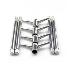 Load image into Gallery viewer, 4pcs Custom Chrome Valve Rocker Cover Hold Down "Y" Wing Nuts Bolts Studs For Ford / Chevy V8 4.4" Shank Thread 5/8Lx1/4"D-20