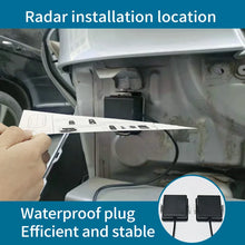 Load image into Gallery viewer, Millimeter Microwave Radar Blind Spot Detection System BSD BSA BSM Microwave Blind Spot Monitoring Change Lane Aided Parking With 2mm Radar Probes, 2 LED Lights, Buzzer