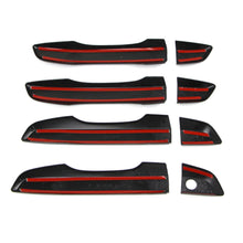 Load image into Gallery viewer, 12pcs Set Carbon Fiber Style Door Handle + Cup Bowl Covers For 2016-2019 Honda Civic 10th Gen With/Without Smart Keyholes