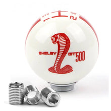 Load image into Gallery viewer, Shelby GT500 Cobra Logo Car Gear Shift Knob 5 / 6 Speed Manual Transmission Shifter Ball For Ford Mustang / Cobra