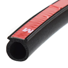 Load image into Gallery viewer, 5 M/16.4ft D-Shape Rubber Car Door Seal Strip Hollow Edge Guard Weatherstrip Universal Trunk Hood Sealing For Toyota Honda VW