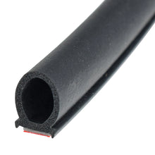 Load image into Gallery viewer, 5 M/16.4ft D-Shape Rubber Car Door Seal Strip Hollow Edge Guard Weatherstrip Universal Trunk Hood Sealing For Toyota Honda VW