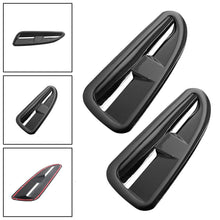 Load image into Gallery viewer, 2pcs Pair Gloss Black Universal Jaguar XKR Style Hood Vents