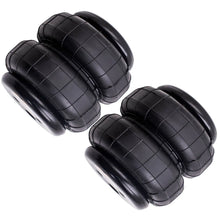 Load image into Gallery viewer, 2pcs Pair Universal Air Ride Suspension Bags 2500 lbs Single 1/2"npt port Air Spring Bag Suspension Shock Strut Bellows Heavy Duty Standard For Most Trucks/SUVs'