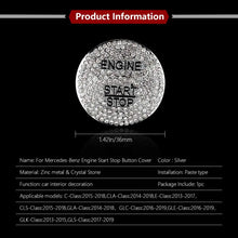 Load image into Gallery viewer, New Bling Engine Start Stop Button Cover Ignition Button Cap for Mercedes Benz C CLA CLS E GLA GLC GLE GLK GLS Class