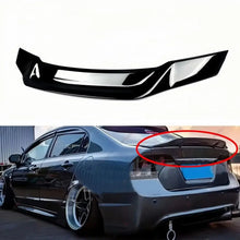 Load image into Gallery viewer, Gloss Black Duckbill Trunk Spoiler For 2006-2011 Honda Civic 4 Door Sedan High Kick Trunk Diffuser