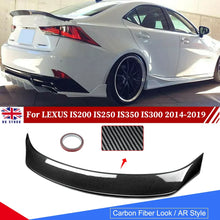 Load image into Gallery viewer, Carbon Fiber Style Rear Trunk Spoiler For 2014-2020 Lexus IS200 IS250 IS300 IS350