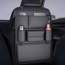 Load image into Gallery viewer, Black Universal Car Seat Back Organizer Bag Easy Install Car Interior Storage Accessories for Most Car Back Seats