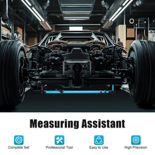 Load image into Gallery viewer, High Precision Tram Bar 2D Measuring Ruler, Automotive Chassis Measuring Tool With Level Display,Adapters,Case & CD, for Vehicle Chassis Inspection