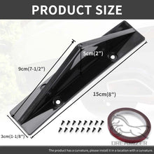 Load image into Gallery viewer, 4pcs Universal Car Carbon Fiber Style/Black ABS Rear Bumper Cover Lower Lip Diffusers For Enhancing Car Aerodynamics And Style Protector Guard