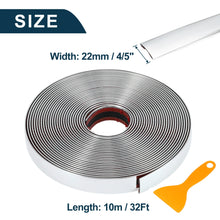 Load image into Gallery viewer, 3M/5M Exterior Car Chrome Body Strip Bumper Auto Door Protective Moulding Styling Trim Sticker 6MM 8MM 10MM 12MM 15MM 20MM 30MM