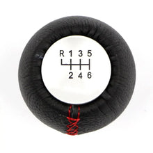 Load image into Gallery viewer, Gear Shift Ball 6 Speed Manual Transmission Knob For Toyota Luxury Leather And Aluminum Handle Lever Stick Shifter Red Stitch