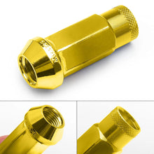 Load image into Gallery viewer, 20pc 48mm Steel Wheel Lug Open End Extended Nuts Set M12x1.5mm + Key For Honda Toyota Mitsubishi Mazda Ford Kia Hyundai Chevy Buick Not For Wheels With Mag/Ball Seats