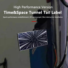 Load image into Gallery viewer, 2025 Black Aluminum Alloy Time Space Tunnel Emblem Decorative Sticker For Tesla Model 3 Highland 2024 Model Y S X Cybertruck