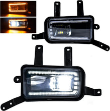Load image into Gallery viewer, 2pcs LED Fog Lights With DRL And Dynamic Turn Signals For 2015-2020 Chevy Tahoe & Suburban / Suburban 3500HD 2016-2019 / GMC Yukon & Yukon XL Driving Fog Lamp Assembly