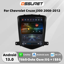 Load image into Gallery viewer, 9.7"Inch Split Screen 7862 2Din Android 13 Multimedia 4G Carplay Radio For 2008-2012 Chevrolet Cruze J300 Multimedia Video Player GPS Navigation