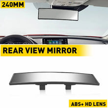 Load image into Gallery viewer, 240MM Wide Convex Interior Clip On Rear View Clear Mirror Universal Anti Glare Anti-fog Panoramic Rear View Mirror Curved Mirror