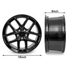 Load image into Gallery viewer, 18"x8" Inch Gloss Black Replacement Wheel Rim For 2016-2024 Honda Civic Wheel US