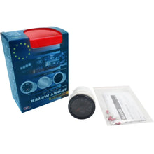 Load image into Gallery viewer, Black Car Smoke Tachometer 2" 52mm Tinted 0-8(x1000) RPM Tacho Gauges Red LED Illuminated needles LED super white display