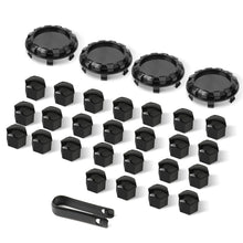 Load image into Gallery viewer, 29pcs Gloss Black Wheel Lug Nut Covers & Center Caps For Tesla Cybertruck (25 Lugs + 4 Caps )