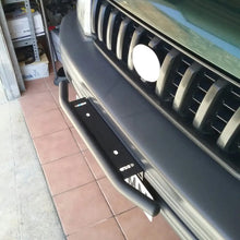 Load image into Gallery viewer, 23'' Inch Aluminum Bull Bar Front Bumper License Plate Mount Bracket LED Lightbar/Foglight Holder Offroad