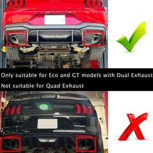 Load image into Gallery viewer, Gloss Black Rear Bumper Cover Lower Spoiler Diffuser For 2024-2025 Ford Mustang Eco/GT With Dual Exhaust Not Quad Exhaust