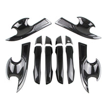 Load image into Gallery viewer, 12pcs Set Carbon Fiber Style Door Handle + Cup Bowl Covers For 2016-2019 Honda Civic 10th Gen With/Without Smart Keyholes