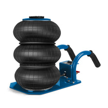 Load image into Gallery viewer, Black Heavy Duty Triple Bag Air Jack 3 Ton 6600lbs Pneumatic Jack 17.7" Short Handle Triple