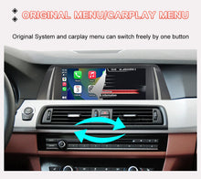 Load image into Gallery viewer, Wireless Carplay Android Auto Car Radio Multimedia Player Linux Display Screen For 2012-2017 BMW 5 Series F10 F11 CIC NBT