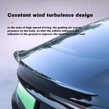 Load image into Gallery viewer, Carbon Fiber Style / Black Trunk Spoiler For 2024-2025 Tesla Model 3 Highland