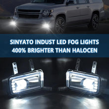 Load image into Gallery viewer, 2pcs LED Fog Lights With DRL And Dynamic Turn Signals For 2015-2020 Chevy Tahoe & Suburban / Suburban 3500HD 2016-2019 / GMC Yukon & Yukon XL Driving Fog Lamp Assembly
