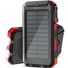 Load image into Gallery viewer, Waterproof Outdoor Solar Power Bank 38800mAh Dual USB Travel Outdoor Solar Mobile Phone Charger Solar Powerbanks For Camping