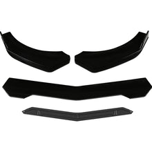 Load image into Gallery viewer, 5pcs Set Universal Car Front Bumper Lower Spoiler Splitter Diffuser Body Kit Black