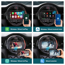 Load image into Gallery viewer, ROADTOP Linux 1 DIN Wireless Apple CarPlay Android Multimedia Player For 2011-2015 Cooper Clubman/Countryman Mini R55 R56 R57 R58 R60 R61 F54 F55 F56 Cooper John Cooper Works