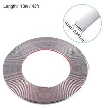 Load image into Gallery viewer, 3M/5M Exterior Car Chrome Body Strip Bumper Auto Door Protective Moulding Styling Trim Sticker 6MM 8MM 10MM 12MM 15MM 20MM 30MM