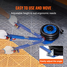 Load image into Gallery viewer, 3 Ton / 5 Ton Triple Bag Pneumatic Jack Air Jack Quick Lift Heavy Duty Car Repair Jacks Folding Rod Jacks with Two Wheels