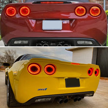 Load image into Gallery viewer, 4pcs Set LED Tail Light Brake Lamp  Assemblies For 2005-2013 Chevrolet Corvette C6 Coupe Tail Lights Brake Stop Lamp Rear Lights