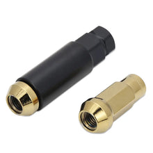 Load image into Gallery viewer, 20pc 48mm Steel Wheel Lug Open End Extended Nuts Set M12x1.5mm + Key For Honda Toyota Mitsubishi Mazda Ford Kia Hyundai Chevy Buick Not For Wheels With Mag/Ball Seats