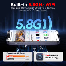 Load image into Gallery viewer, REDTIGER A4 Dash Camera Front & Rear 4K Dash Cam Drive Recorder For WiFi GPS Car DVR For 24H Parking Mode Black Box for Car