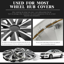 Load image into Gallery viewer, 4pcs Set Universal Car 16" Inch Wheel Cover Hub Caps Replacement Wheel Covers Snap On Steel Wheels